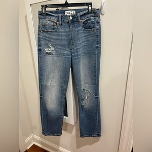 Daze wide leg blue jeans. size 28